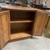 Cherry Wood Cabinet with Paneled Doors