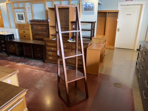 Wooden Ladder Bookshelf