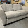 Tan High Arm Loveseat