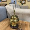 Hammered Brass Tiger Head Table Lamp