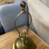 Hammered Brass Tiger Head Table Lamp