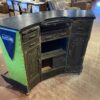 Portable Bar on Wheels with Seahawks Theme