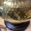 Hammered Brass Tiger Head Table Lamp