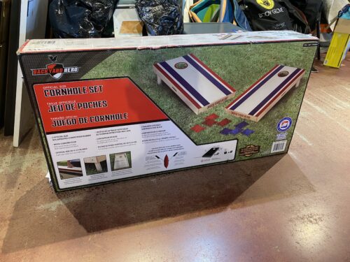 NEW! BACKYARD HERO Official Size Cornhole Set
