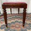 Vintage Rose Embroidered Piano Storage Bench