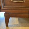 Tall Dresser with Recessed Panel Fronts and Brass Pulls