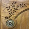 Oak 5-Drawer Dresser w/ Cabinet