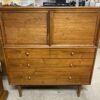 DREXEL Declaration  Vintage MCM 9-Drawer 2-Door Dresser
