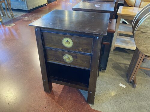 PIER 1 Shanghai Nightstand with Two Drawers