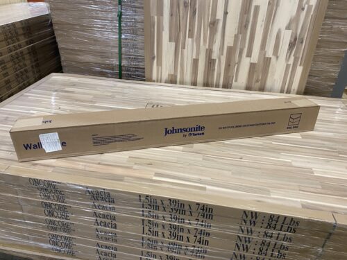 JOHNSONVILE Black Rubber Wall Base Box of 30