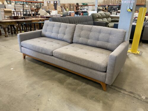 JONATHAN LOUIS Modern MC Light Grey Tufted Sofa