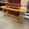 Natural Oak Surfboard Ladder Based Sofa Table