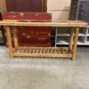 Natural Oak Surfboard Ladder Based Sofa Table