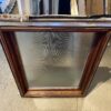 Wood Frame Ripple Glass Window