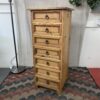 Solid Wood 7-Drawer Knotty Pine Tall Dresser