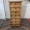 Solid Wood 7-Drawer Knotty Pine Tall Dresser