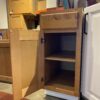 Slim Blonde Single Drawer Lower Cabinet