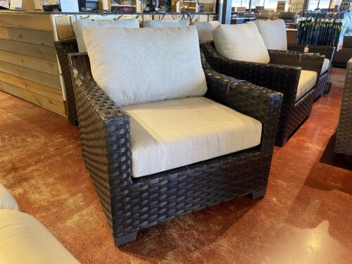 KATHY IRELAND River Brook Club Chair-Single, Ash Grey(Auburn Store)