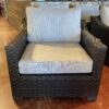 KATHY IRELAND River Brook Club Chair-Single, Ash Grey(Auburn Store)