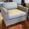 TK Classics Florence Swivel Outdoor Chair, Grey (Auburn Store)