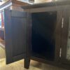 Dark 4-Door Media Stand