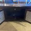 Dark 4-Door Media Stand