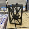 Rustic Farmhouse Black X Frame Chandelier