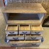 Stout Rustic 6-Drawer Cubby Storage Cabinet