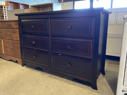 GRACO Espresso Brown 6-Drawer Dresser