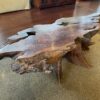 Rustic Live Edge Burl Coffee Table