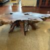 Rustic Live Edge Burl Coffee Table