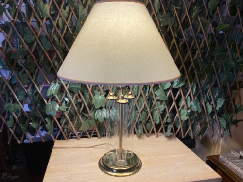 Princess House Triple Column Table Lamp