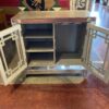 CLASSIC CONCEPTS Silver & Mirror Wine Cabinet