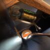 Lighted Glass Door Corner Cabinet