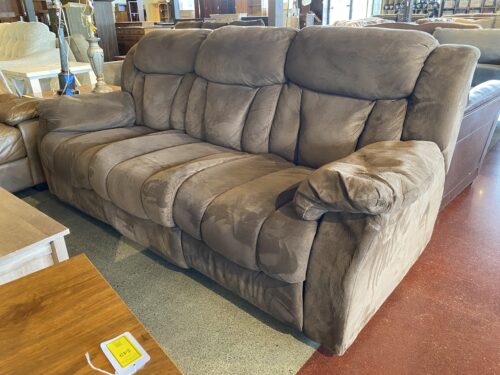 Plush Plump Cocoa Brown 3-Seater Sofa