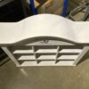 White "Pre De Provence" Cubby Shelf