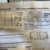 GATEHOUSE White Steel Security Patio Door