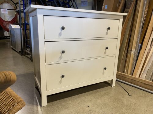 IKEA White Hemnes 3-Drawer Dresser