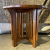 Round Mission Style Foyer Table