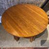 Round Mission Style Foyer Table