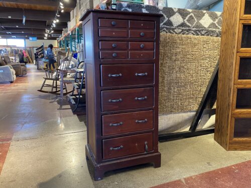 Slim Solid-Wood Tallboy w/ Dovetail Joints