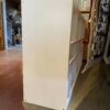 Low White Multi-Cubby Shelf/Media Stand