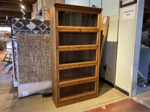 Blonde 5-Shelf Barrister Cabinet I