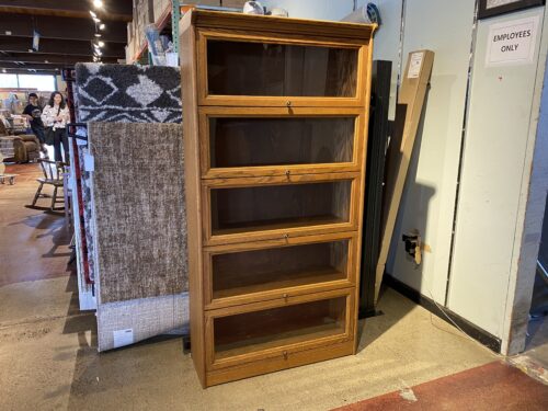 Blonde 5-Shelf Barrister Cabinet II