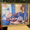 "Intense Bien-Etre" Gold Framed Art