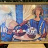 "Intense Bien-Etre" Gold Framed Art