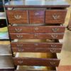 Cocoa Brown 5-Drawer Tallboy Dresser