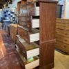 Cocoa Brown 5-Drawer Tallboy Dresser