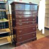 Cocoa Brown 5-Drawer Tallboy Dresser