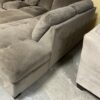 Brown 2-Piece Sectional w/ Ottoman